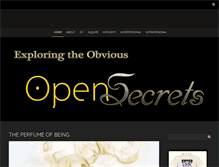 Tablet Screenshot of open-secrets.com